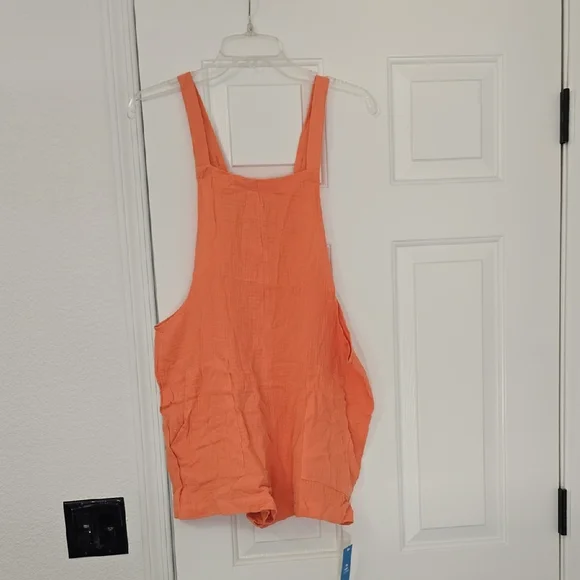Cupshe Orange Romper Sz Xs Nwt - Picture 1 of 4